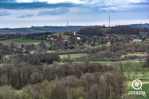 Radoniów widziany z Góry Św. Anny